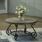 76248 Round Antique Coffee Table Vintage 822439376248