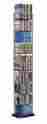 78205091 Atlantic Media Tower Storage Shelves Folding Rack 153 Cd Or 72 Dvd Games Multimedia
