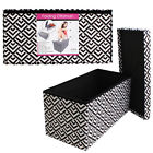 795229519340 Unbranded Storage Box Folding Ottoman Seat Bench Footstool