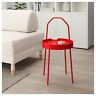 803.403.88 Ikea Burvik Side Table Steel Red New In Box 803.403.88 Ikea Burvik Side Table Steel Red New In Box