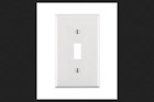 80701-00w Leviton Gang White Nylon Toggle Wall Plate Pk 078477088845 80701-00w Leviton Gang White Nylon Toggle Wall Plate Pk 078477088845