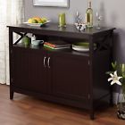 83670wht 83670esp Generic Brown Buffet Sideboard
