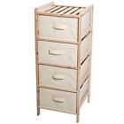 886511400740 Lavish Home Organization Wood Fabric Four Drawer Unit With Shelf Top 886511400740 Lavish Home Organization Wood Fabric Four Drawer Unit With Shelf Top