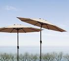 888817359074 Cobana 9 Ft Outdoor Market Aluminum Umbrella With Push Button Tilt And Crank 888817359074 Cobana 9 Ft Outdoor Market Aluminum Umbrella With Push Button Tilt And Crank