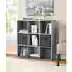 89258 Mainstays Home Storage Solutions And Organizations Small Bookcase Shelf 9 Cube Decor Rack 770521089258