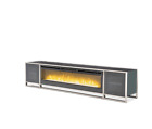 9010221r-809 9010220-809 Afb74 9010221l-809 Aico Metro Lights Fireplace With Left Right Cabinet In Midnight 9010221r-809 9010220-809 Afb74 9010221l-809 Aico Metro Lights Fireplace With Left Right Cabinet In Midnight
