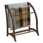 94036 Winsome Walnut Blanket Rack Wood Quilt Hanger Storage Comforter Contemporary Furniture 94036 Winsome Walnut Blanket Rack Wood Quilt Hanger Storage Comforter Contemporary Furniture