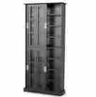 94835757 Atlantic Cd Component Cabinet With Glass Doors Media Storage 031742357572 94835757 Atlantic Cd Component Cabinet With Glass Doors Media Storage 031742357572