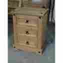 94983 3 Drawer Bedside Solid Pine Bedroom Furniture Mexican Design Style Antique Wax 713154494983 94983 3 Drawer Bedside Solid Pine Bedroom Furniture Mexican Design Style Antique Wax 713154494983