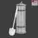 98181 The Renovators Supply Bathroom Toilet Brush Holder Bright Chrome 15 H X 5 D 096962406974