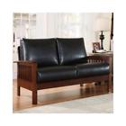 9912-2bc Topline Furniture Calantha Faux Leather Loveseat