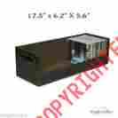 991601072 Stock Your Home Cd Storage Box Case Organize Chocolate Faux Leather Living Room Hold 40 Cds