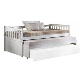 39080 Acme Cominia Daybed And Pull-out Bed White 1set/2ctn Mission