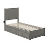 Ag9163419 Atlantic Furniture Noho Twin Extra Long Bed With 782219231801 Ag9163419 Atlantic Furniture Noho Twin Extra Long Bed With 782219231801