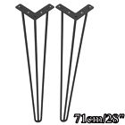 Asd2982708 Meco Modern Black Hairpin Metal Furniture Table Legs Solid Laptop