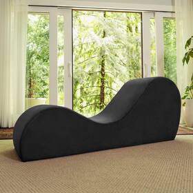 17627545 Avana Sleek Chaise Lounge For Yoga - Made In The 60d X 18w 26h Inch Black 17627545 Avana Sleek Chaise Lounge For Yoga - Made In The 60d X 18w 26h Inch Black