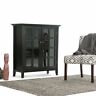 Axreg007-bl Simpli Home Acadian Medium Storage Media Cabinet Black 840469017870 Axreg007-bl Simpli Home Acadian Medium Storage Media Cabinet Black 840469017870