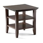 Axwell3-003 Simpli Home Acadian Solid Wood End Table Rich 791769566158 Axwell3-003 Simpli Home Acadian Solid Wood End Table Rich 791769566158