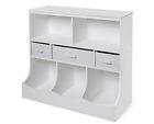 98861 Basket Unit Combo Badger Bin Three - White Storage Baskets 98861 Basket Unit Combo Badger Bin Three - White Storage Baskets