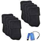 Bcp 8pcs Black Color Knitting Wool Furniture Socks Chair Leg Floor Protector 702646733167 Bcp 8pcs Black Color Knitting Wool Furniture Socks Chair Leg Floor Protector 702646733167