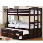 460074 Bed Coaster Bunk Trundle Cappuccino 460074 Bed Coaster Bunk Trundle Cappuccino