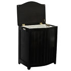 Bhp0106mh Finished Bowed Mahogany Oceanstar Laundry Front Hamper