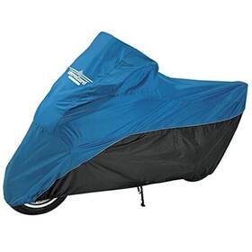 4-472bb Big Bike Parts Blue/black Full Dresser Motorcycle Cover