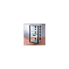 Hgr406sb Black Silver 6 Shelf Audio Rack Id Hgr - 3175741 Tinted Series Vti
