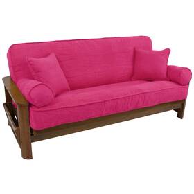 Blazing Needles 749645618200 Microsuede Full-size 8-10 Inch Thick Futon Cover Set With Bery Berry Full Blazing Needles 749645618200 Microsuede Full-size 8-10 Inch Thick Futon Cover Set With Bery Berry Full