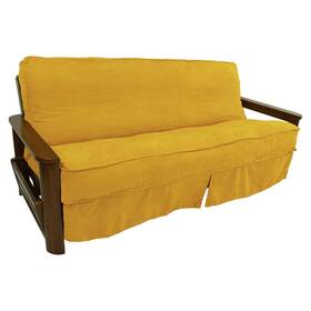 Blazing Needles 749645646623 Solid Microsuede Double Corded 8in To 9in Futon Slipcover Blazing Needles 749645646623 Solid Microsuede Double Corded 8in To 9in Futon Slipcover