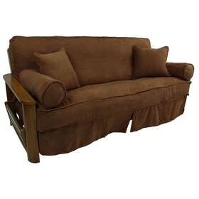 Blazing Needles 749645646852 Microsuede Full-size 8-10 Inch Thick Futon Slip Cover Set Saddle Brown Blazing Needles 749645646852 Microsuede Full-size 8-10 Inch Thick Futon Slip Cover Set Saddle Brown