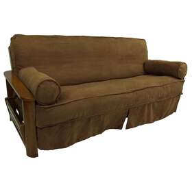 Blazing Needles 749645647033 Microsuede Full-size 8-10 Inch Thick Futon Slip Cover Set Saddle Brown Full Blazing Needles 749645647033 Microsuede Full-size 8-10 Inch Thick Futon Slip Cover Set Saddle Brown Full