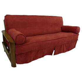 Blazing Needles 749645647095 Microsuede Full-size 8-10 Inch Thick Futon Slip Cover Set Red Wine Full Blazing Needles 749645647095 Microsuede Full-size 8-10 Inch Thick Futon Slip Cover Set Red Wine Full