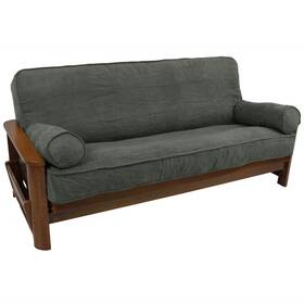 Blazing Needles 749645647415 Solid Microsuede Double Corded 8 Inch To 9 Futon Cover Set With 2 B Blazing Needles 749645647415 Solid Microsuede Double Corded 8 Inch To 9 Futon Cover Set With 2 B