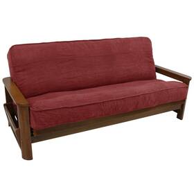 W9y-bnl-9687-cd-ms-rw Blazing Needles Solid Microsuede Double Corded 8 To 9 In Full Futon Cover W9y-bnl-9687-cd-ms-rw Blazing Needles Solid Microsuede Double Corded 8 To 9 In Full Futon Cover