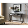 Bm179620 Benzara Wooden Desk With Drawer And Shelves Distressed 192551163799