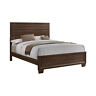 Bm215533 Benzara Wooden Queen Size Bed With Panel Headboard 192551429901 Bm215533 Benzara Wooden Queen Size Bed With Panel Headboard 192551429901