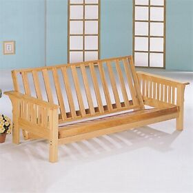 Bowery Hill Futon Frame In Weathered Oak Bowery Hill Futon Frame In Weathered Oak
