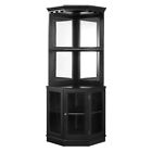 Brcb4 Blk Ram Game Room Corner Bar Tower Cabinet 826715005518