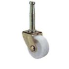 Jc-b08 Brs Plastic Plstc 40lb Swvl Casters White Stem Mintcraft Cstr