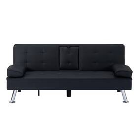 Aa00404 Bshti Futon Convertible Sleeper Sofa Bed With 3-position Adjustable Aa00404 Bshti Futon Convertible Sleeper Sofa Bed With 3-position Adjustable