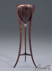 20902 Bucket Brass Mahogany Tall Regency Planter Stand Design 20902 Bucket Brass Mahogany Tall Regency Planter Stand Design