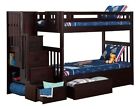 Ab63611 Bunk 2 3174599 Bed Twin Staircase Drawers Cascade Id Storage