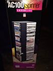 Holds100 Caddy Spinner Audio Blk Cassette Laserline Rack Storage Plastic Media