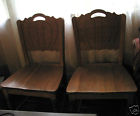 Carved Carrying Heavy Vtg Desk Chic Dining Chairs Backrest Wood Cottage Handle Carved Carrying Heavy Vtg Desk Chic Dining Chairs Backrest Wood Cottage Handle