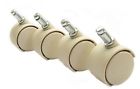 Caster Chair Company Chromcraft Casters In Almond Sand Set Of 16 601577298878 Caster Chair Company Chromcraft Casters In Almond Sand Set Of 16 601577298878