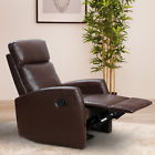 Cax-833-3840241 Homcom Manual Reclining Chair Padded Sofa Pu Leather 095509792198 Cax-833-3840241 Homcom Manual Reclining Chair Padded Sofa Pu Leather 095509792198