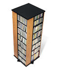 Oms0800 Cd Black Oak Spinning Storage Pp Side Dvd Tower 4 Media Multimedia Oms0800 Cd Black Oak Spinning Storage Pp Side Dvd Tower 4 Media Multimedia