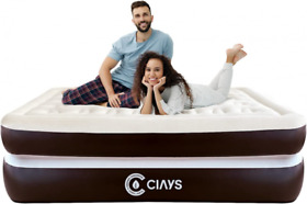 Ciam01a Ciays Air Mattress With Built-in Pump Elevated Blow Up Twin Brown Ciam01a Ciays Air Mattress With Built-in Pump Elevated Blow Up Twin Brown