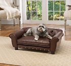 Co2576-15p-brn Enchanted Home Pet Sofa Bed Elevated Draft Free 819970012605 Co2576-15p-brn Enchanted Home Pet Sofa Bed Elevated Draft Free 819970012605